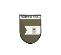 Camouflage Flag Patch Equatorial Guinea Tactical Print Embroidered Self-Gripping