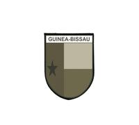 Camouflage Flag Patch Guinea Bissau Tactical Print Self-Gripping