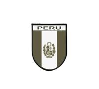 Camouflage Flag Patch Peru Tactical Print Self-Gripping