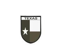 Camouflage Flag Patch Texas Tactical Print Self-Gripping
