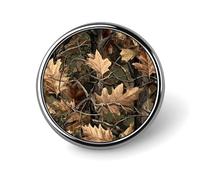 Camouflage Forests Tree Hunting Novelty Metal Badge 1″ Round Brooch Pin Clothes Hat Bag Tie Accessories Decor