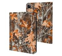 Camouflage Hunting Dead Leaves Slim Case Compatible with iPad 10th 9th 8th 7th Generation 2022 2021 2020 2019 Protective Cover Stand