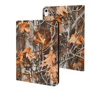 Camouflage Hunting Dead Leaves Slim Case Compatible with iPad 10th 9th 8th 7th Generation 2022 2021 2020 2019 Protective Cover Stand
