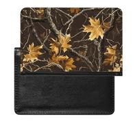 Camouflage Hunting Passport Holder Cover Wallet with ID Card Slot Slim Travel RFID Blocking Case Protector Essentials for Women Men