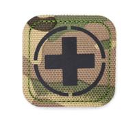 Camouflage IRR Medic Med Patch Hook and Loop 5x5cm First Aid Army Airsoft Cross Badge EMS EMT Camo