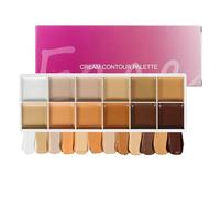 Camouflage Kit, Multicolored Base Pigment, Professional Face Sculpting, Brightening Blemish, Evening Event, Social Gathering Supply, Smooth Blending Paste Tray