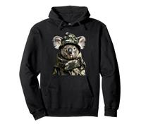 Camouflage Koala Camo Animal Hunter Wildlife Hunting Graphic Pullover Hoodie