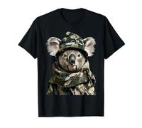 Camouflage Koala Camo Animal Hunter Wildlife Hunting Graphic T-Shirt