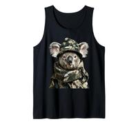 Camouflage Koala Camo Animal Hunter Wildlife Hunting Graphic Tank Top