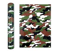 Camouflage Leopard Heat Transfer Self Adhesive Vinyl Bundle Roll, Heat Transfer Vinyl Iron on DIY Clothing T-Shirts Garment Film Silhouette Holographic Craft Vinyl Decoration Supplies (12" x 9.8")