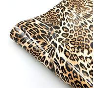Camouflage Leopard Heat Transfer Self Adhesive Vinyl Bundle Roll, Heat Transfer Vinyl Iron on DIY Clothing T-Shirts Garment Film Silhouette Holographic Craft Vinyl Decoration Supplies (12" x 9.8")