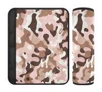 Camouflage Light Peach 2 Pack seat Belt Cushion More Comfort Driving for Truck forro para cinturon de segurida