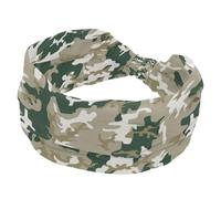 Camouflage Military Soldier Pattern Headband for Women, Soft Wide Headbands, Non Slip Workout Hairbands for Yoga Fitness Travel Gym, Hair Accessories