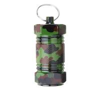 (Camouflage) Mini Holder Box Outdoor Waterproof Box Sealed Pocket Container Keychain Case Bottle Stash Holder