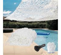 Camouflage Net 1x2m 1.5x4m 2x4m 6x8m 5x10m 10x18m 3x15m Camo Netting, Army White Camouflage Cover for Hunting Military Theme Shooting Sunshade Camping And Building Shelters(W2xH20m)