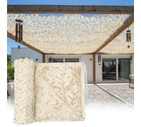 Camouflage Net Beige, Camouflage Military Netting for Hunting, Camo Netting Blinds for Decor Courtyard Camp Sunshade Camo net 1x6m 1.5x7m 2x11m 3.5x10m 4x19m 9x12m(1.5x2.5m)