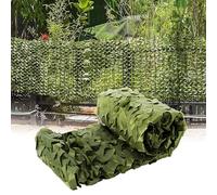 Camouflage Net Camouflage Netting Camo Net Hunting Shooting Netting Sun Protection Nets Party Decoration Privacy Screen Car Tarpaulin Woodland Military Army Garden Shade(Green,1.5x6M)