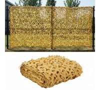 Camouflage Net Desert Yellow Camo Netting, Camo Net Decoration Camo Mesh for outdoor Privacy Fence Camouflage Military Hunting net Netting 1.5/2.5/3/4.5/5/6/8/9.5/10/11 m(11.5x17m)
