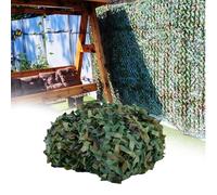 Camouflage Net for Hunting Blind, Bulk Roll Military Camo Netting, Theme Party Decorations Camping Netting Camo net Sunshade Camo Mesh Tarp, Lightweight & Waterproof(Green,2x8m)