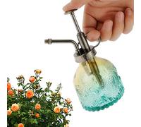 camouflage net Glass Watering Spray Bottle, 200ml Mister Vintage Watering Can Water Sprayer for Flowers Succulents Herbs Home Garden (Green)