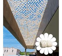 Camouflage net, Oxford cloth camo netting, beige awning, suitable for patio, greenhouse shade, children's room, garden decoration, outdoor camping, tent, can be customized,Beige-3x6m(9.8x19.7ft)