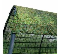 Camouflage Net Reinforced Camouflage Netting with Mesh Backing, Lightweight Sunshade Net for Hunting Blind Hide Shooting Outdoor Training Party Decoration Car Cover(6.6x26ft (2x8.0m))