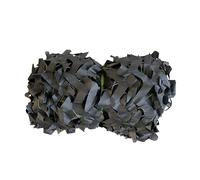 Camouflage Netting 1x2.5m 3x9m 4.5x13m 6x6m 9x14m Shade Camo net for Decoration, Army Military Camo Netting, 150D Oxford Cloth Camouflage Net for Hunting Hide Army Black(9x10m)