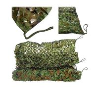 Camouflage Netting 210D Reinforced Camo Net with Mesh 2m 4m 6m 8m 10m Durable Hunting Shooting Hide Net, Military Army Net for Garden Sunshade, Privacy Fence Screen(7x8m)