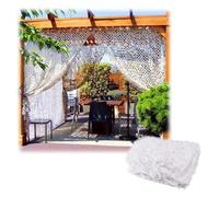 Camouflage Netting 4x5m 5x5m 2x3m 3x3m 3x6m 10x10m Green Woodland Hunting Blind Cover & White/Beige Garden Shade Mesh Sail (7x8m) for Outdoor Concealment & Sun Protection