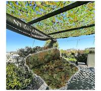 Camouflage Netting Army Camo - 210D Oxford Fabric Waterproof & UV Resistant Sunshade, Double Layer Breathable Net for Camping Accessories, Garden Canopy, Military Decoration 200x1200cm/6.5x39.3ft