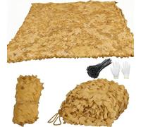 Camouflage Netting Camo Net Bulk Roll Sunshade Mesh Net, 2x3.0m 4x4m 5x10m 8x8m 10x12m Lightweight Camo Net for Hunting Shooting Military Theme Party Decoration(W10xH19m)