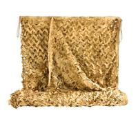 Camouflage Netting，Camo Netting for Hunting Decor Courtyard Sunshade Camp Photo Farm Factory Shelter Car Concealment Party Exhibit Backdrop Paintball Curtain Ceiling Fence Canopy(Yellow,3.5 x 4.0 m)