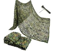 Camouflage Netting, Camo Netting, Lightweight Oxford Fabric Durable Camo Net for Hunting Military Theme Shooting Decoration Sunshade Camping and Building Shelters(1X1M)