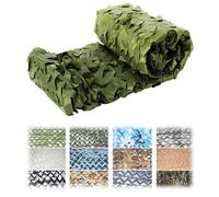 Camouflage Netting for Kids Den Garden Shade Camouflage Net Outdoor Camping Decoration Military Hunting Shooting Hide Jungle Camo Net Privacy Screen Car Tarpaulin Cover(Green,6x8M)