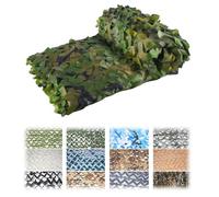 Camouflage Netting for Kids Den Garden Shade Camouflage Net Outdoor Camping Decoration Military Hunting Shooting Hide Jungle Camo Net Privacy Screen Car Tarpaulin Cover(Jungle,6x12M)