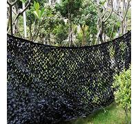 Camouflage Netting，，Large Black Camouflage Netting - Military Privacy Screen, Sunshade Mesh for Hunting, Camping, Car Cover & Party Decoration - Durable, Versatile Camo Net