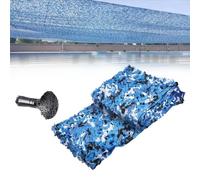 Camouflage Netting ocean, Camouflage Net Bulk Roll Army 210D Oxford 2x8m 3.5x6m 3.5x10m 4x6m 5x7m 6x8m 7x10m Camo Netting for Hunting Shooting Hide Camping Theme Party(2.5x8.5m)