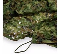 Camouflage Netting With Mesh Backing Lightweight Military Camo Net Hunting Blinds 2m, 3.0m, 4.0m, 5m, 6m, 10m Army Sunshade Blanket For Playhouse Camping Hide Green(W3.5xH5.5m)