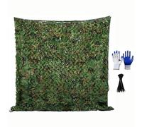 Camouflage Netting, Woodland Army Camouflage Net for Hunting Shooting Sunshade, 210D Reinforced Sunscreen Nets for Camping Military Garden Car Cover Party Backdrop Christmas(1.5x10m)