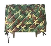 Camouflage Outdoor Ac Covers for Winter, Waterproof Air Conditioning Cover Thickened Oxford Cloth with Full Coverage Design and Preinstalled Pipe Opening(80x32x55cm/31.5x12.5x22in)