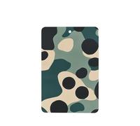 Camouflage Pattern Black Dots Teal Beige Car Air Fresheners 4 Pcs Hanging Scented Cards Fragrance Scented Cards For Car Aromatherapy Tablets