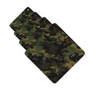 Camouflage Pattern Car Air Freshener Cards for Women Men 4 Pack Cute Car Accessories Long Lasting Scent Car Diffuser Hanging Auto Aromatherapy Tablets Car Fresheners Gifts