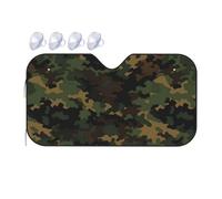 Camouflage Pattern Car Windshield Sun Shade Foldable Car Front Window Sunshade for Sun, Heat and UV Rays, Auto Sun Blocker Visor Protector for Cars, SUVs Small
