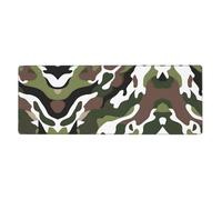 Camouflage Pattern Extra Large Mouse Pad 12x31.5in for Office, Gaming, and Learning - Durable, Comfortable, and Environmentally Friendly