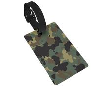 Camouflage Pattern Full Width Single-Sided Printed Luggage Tags, Tag Tags to Prevent Mistakes, Name Tags, Luggage Decorations, Pendants, Travel Experts, Full Equipment Markings