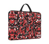 Camouflage Pattern Print Protective 14 Inch Laptop Case,Laptop Sleeve With Handle Compatible,Carrying Computer Bag