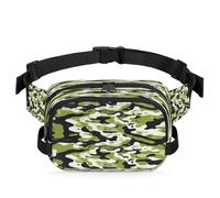 Camouflage Pattern Waist Bag Multifunction Pack for Travel Sport Running Fanny Pack Bumbag Pouch Purse Belt Bag for Women Men Kids Girls Boys