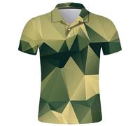 Camouflage Polo Shirt Men's Camo Polo Shirt Breathable Golf Shirt Hiking Quick-Drying Army Combat Polo Shirts Slim Fit Combat Shirt Slim Fit Short Sleeve T-Shirts Tactical T-Shirt, O Green, M