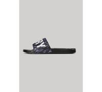 Camouflage pool slides Superdry Noir 40/41