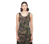 Camouflage-Print Tank Top - female - Kwaidan Editions - Sleeveless Tops - Brown - M - Tops M